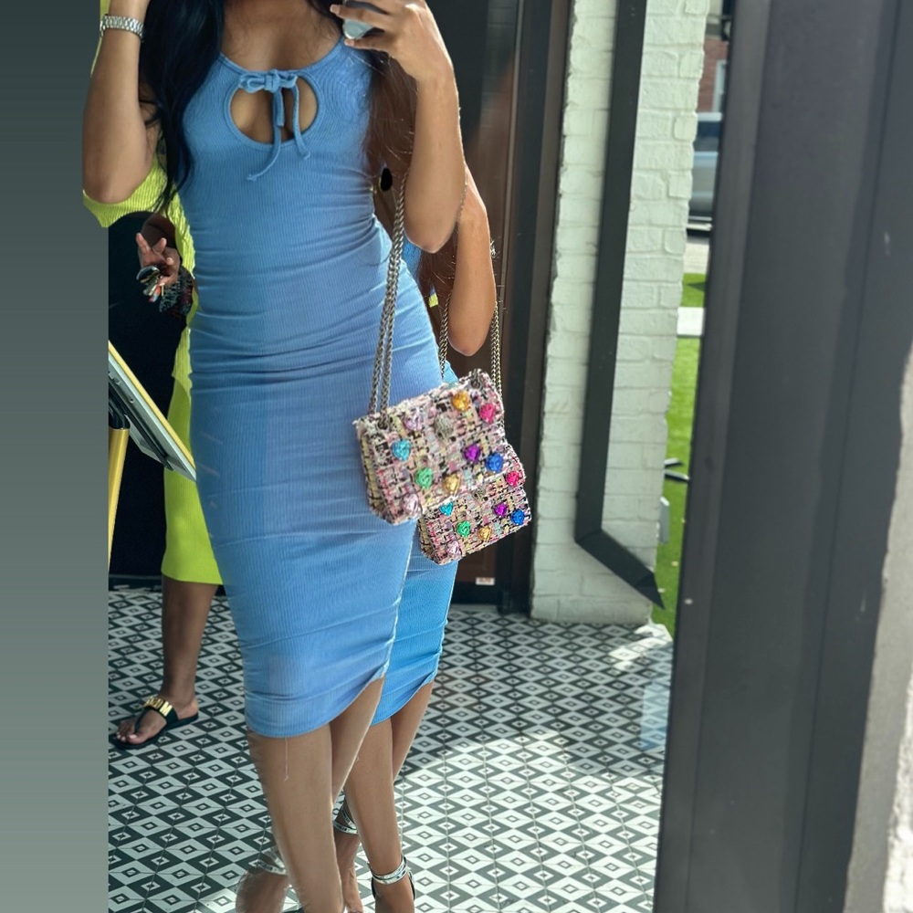 Blue Sleeveless Dress